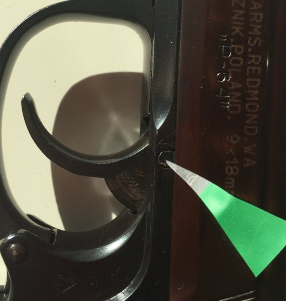 P-64 trigger pin